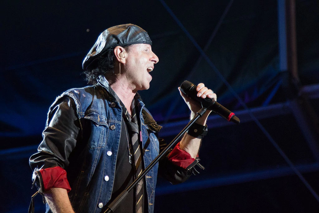 Klaus Meine from the Scorpions at the See-Rock Festival 2014