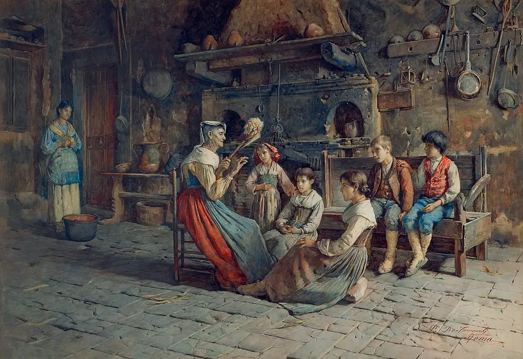 The storyteller (unknown date), by Publio de Tommasi